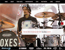 Tablet Screenshot of benkennedydrums.com